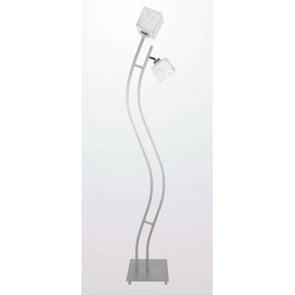 Lampa podlahová stojací 175-LP2 stříbro série LAPILLI