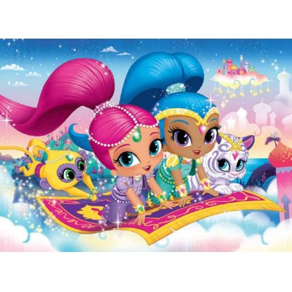 Puzzle 07028 Shimmer a Shine 2x20 2