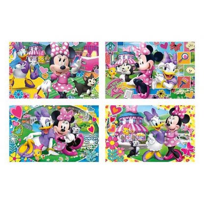 Puzzle 07615 Minnie, Daisy - 2x20 dílků +2x60 dílků 2