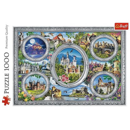 Puzzle 10583 Světové zámky a hrady koláž 1000 dílků 2