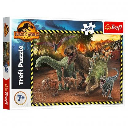Puzzle 13287 Dinosauři, Jurský svět 200 dílků