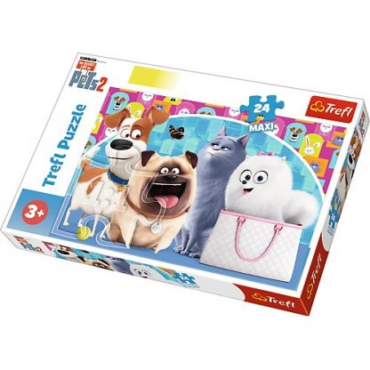 Puzzle 14296 Tajný život mazlíčků 24 dílků MAXI