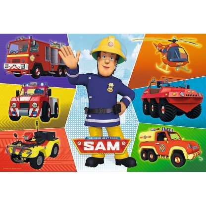 Puzzle 16354 Požárník Sam, auta 100 dílků 2