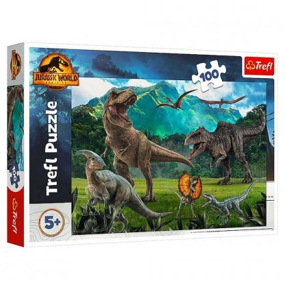 Puzzle 16441 Dinosauři, Jurský park - 100 dílků