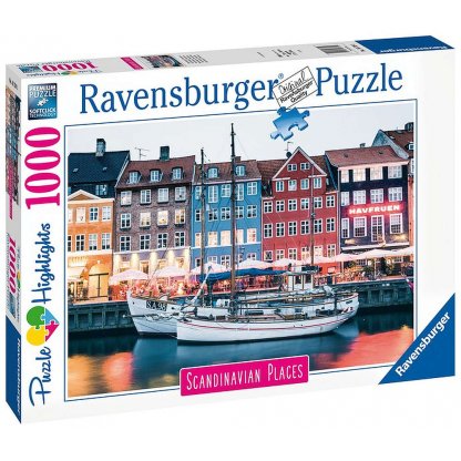 Puzzle 16739 Dánsko, Kodaň 1000 dílků