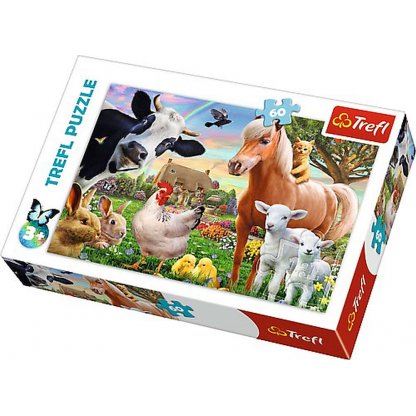 Puzzle 17320 Zvířátka ,Veselá farma 60 dílků