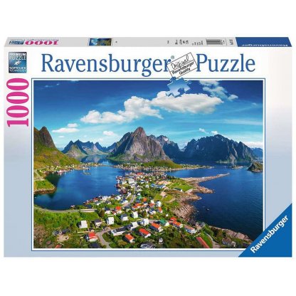 Puzzle 19713 Lofoty, Norsko 1000 dílků 