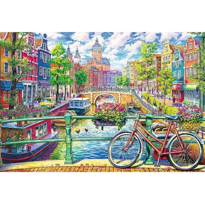 Puzzle 26149 Kanál Amsterdam 1500 dílků 2