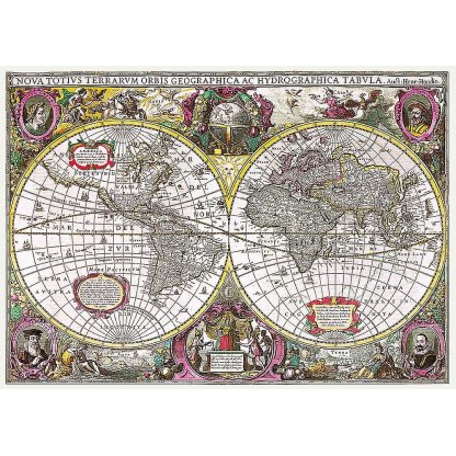 Puzzle 27095 Mapa světa 2000 dílků 2
