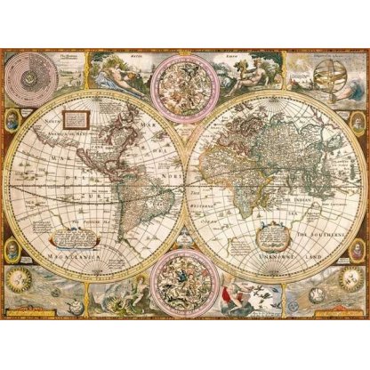Puzzle 33531 - Stará mapa - 3000 dílků