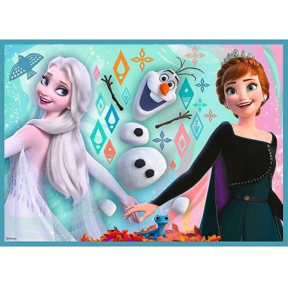 Puzzle 34381 Frozen, Ledové království 4 v 1, 12, 15, 20, 24 dílků