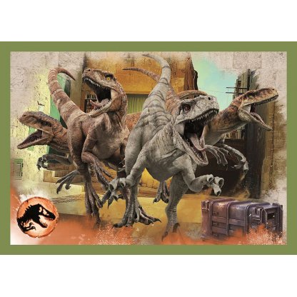 Puzzle 34607 Dinosauři, Jurský svět  4 v 1, 35, 48, 54, 70 dílků