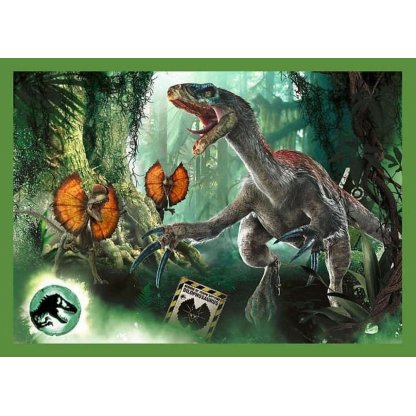 Puzzle 34607 Dinosauři, Jurský svět  4 v 1, 35, 48, 54, 70 dílků