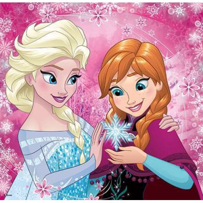 Puzzle 34810 - Ledové království Frozen 3 v 1, 20 , 36, 50 dílků