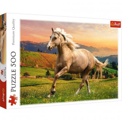 Puzzle 37396 Cválající kůň 500 dílků
