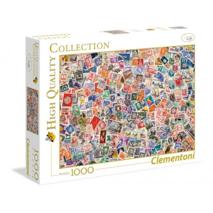 Puzzle 39387 Stamps, známky - 1000 dílků