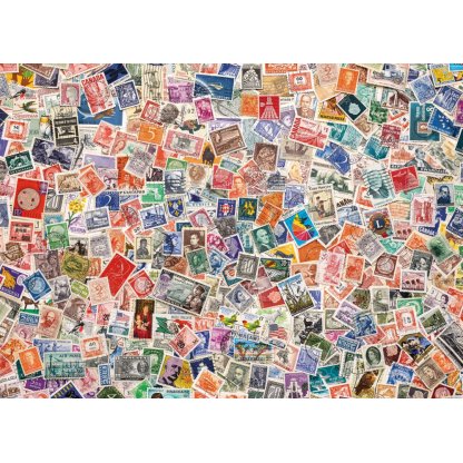 Puzzle 39387 Stamps, známky - 1000 dílků 2
