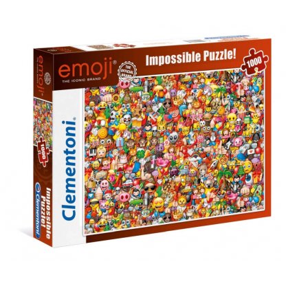 Puzzle 39388 Emoji, Smajlíci, Impossible - 1000 dílků