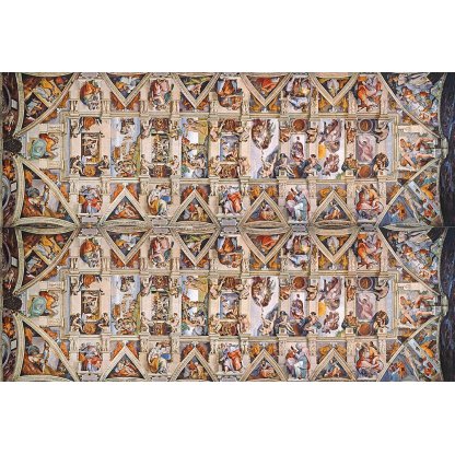 Puzzle 39498 Sixtinská kaple panorama 1000 dílků 2