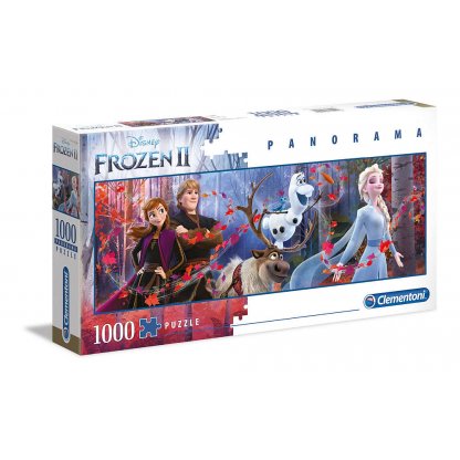 Puzzle 39544 Frozen 2, Ledové království panorama  1000 dílků
