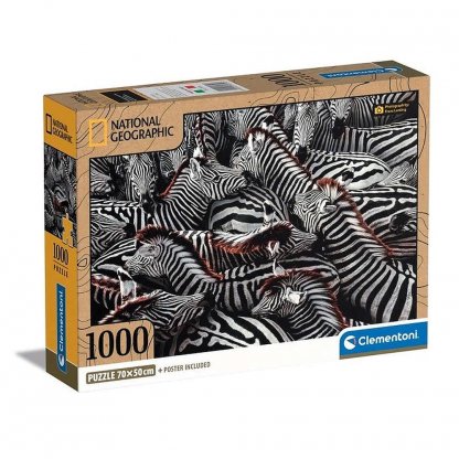 Puzzle 39729 National Geographic Zebry 1000 dílků