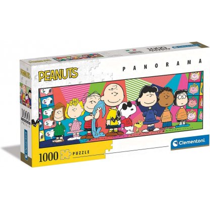 Puzzle 39805 Peanuts,, Snoopy panorama 1000 dílků