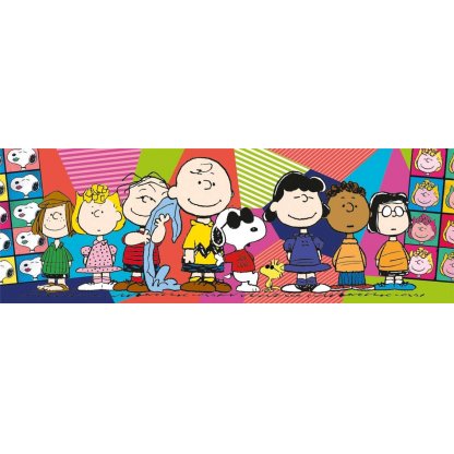 Puzzle 39805 Peanuts,, Snoopy panorama 1000 dílků 2