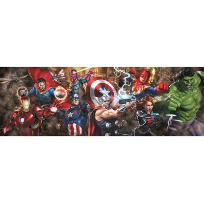Puzzle 39877 Avengers - 1000 dílků panorama 2