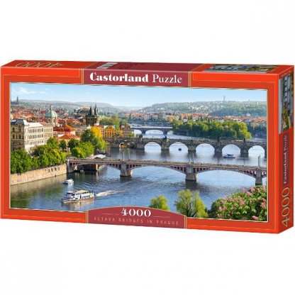 Puzzle 400096 - Vltava mosty ČR - 4000 dílků