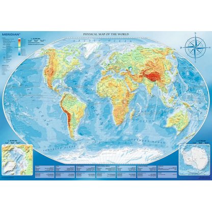 Puzzle 45007 Velká mapa světa 4000 dílků 2