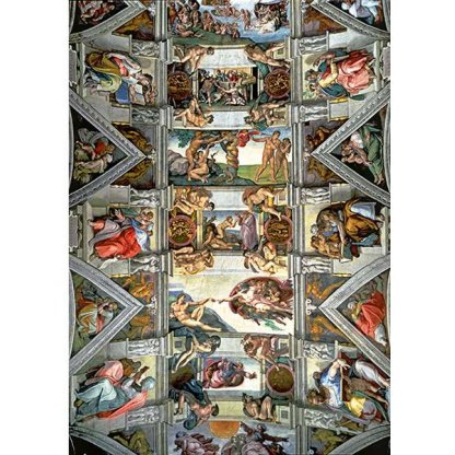 Puzzle 65000 - Klenba, Sixtinská kaple - 6000 dílků 2