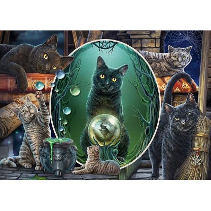 Puzzle 96651 Lisa Parker, Magické kočky 1000 dílků  2