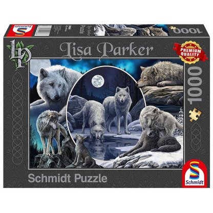 Puzzle 96668 Lisa Parker, Vlci 1000 dílků 