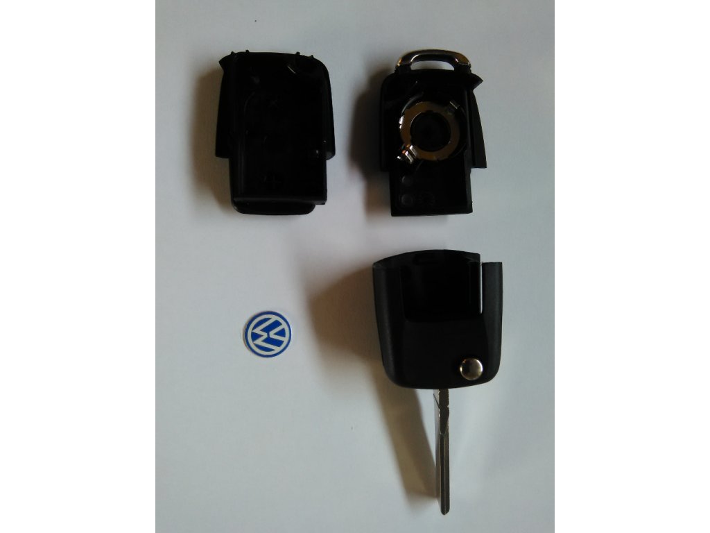 Obal klíče klíč PTW VW GOLF PASSAT POLO 2-tlačítka