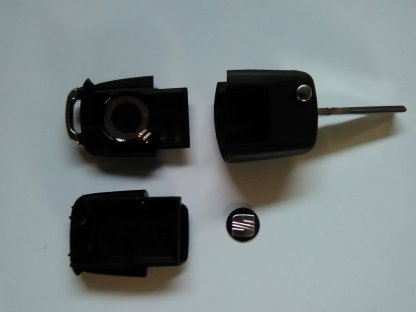 Obal klíče klíč PTW  SEAT  2-tlačítka