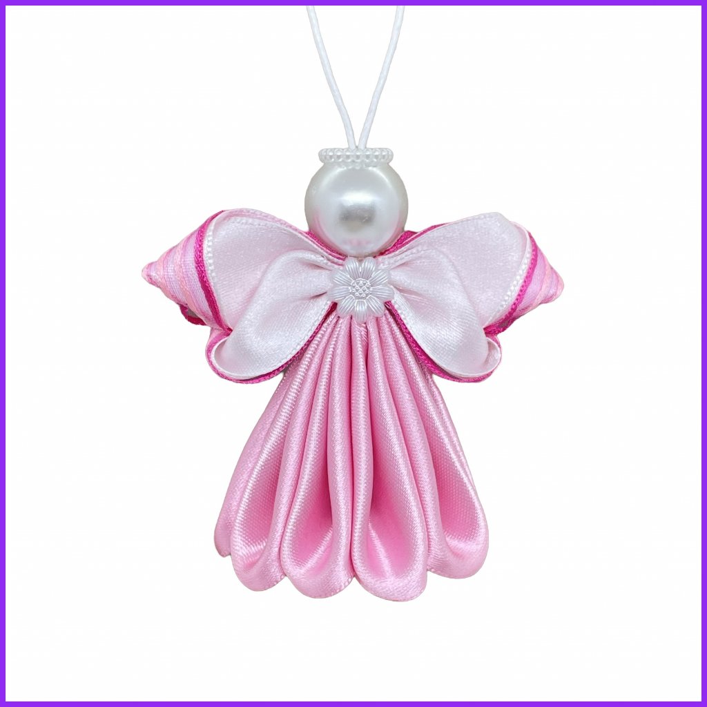 Angel kanzashi - light pink