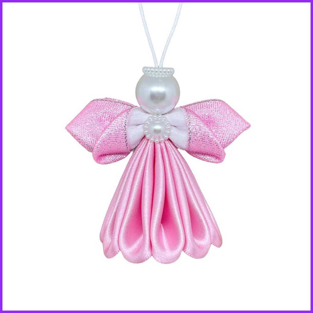 Angel kanzashi - light pink