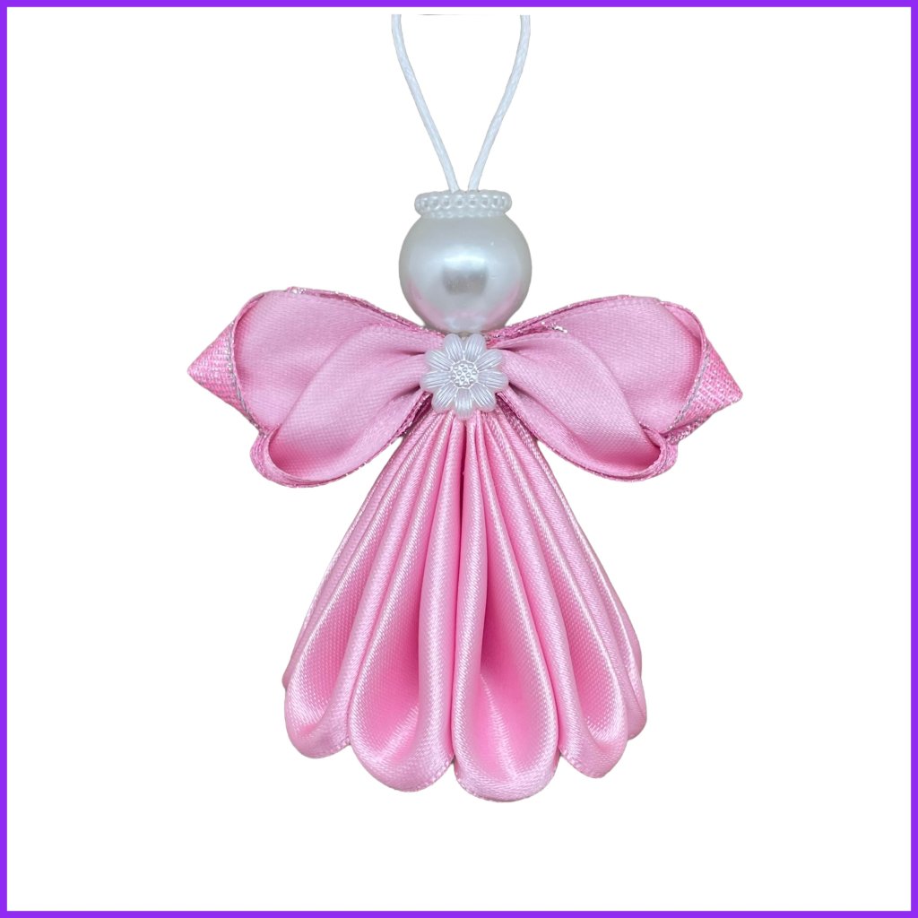 Angel kanzashi - light pink2