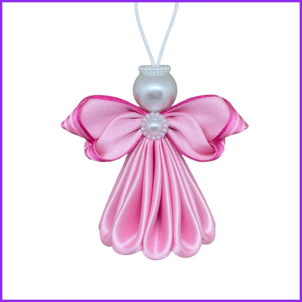 Angel kanzashi - light pink2