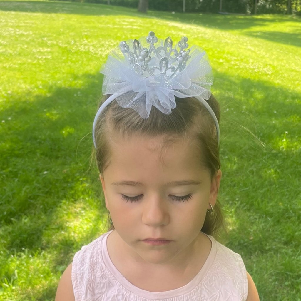 Headband with crown 2in1 - plastic