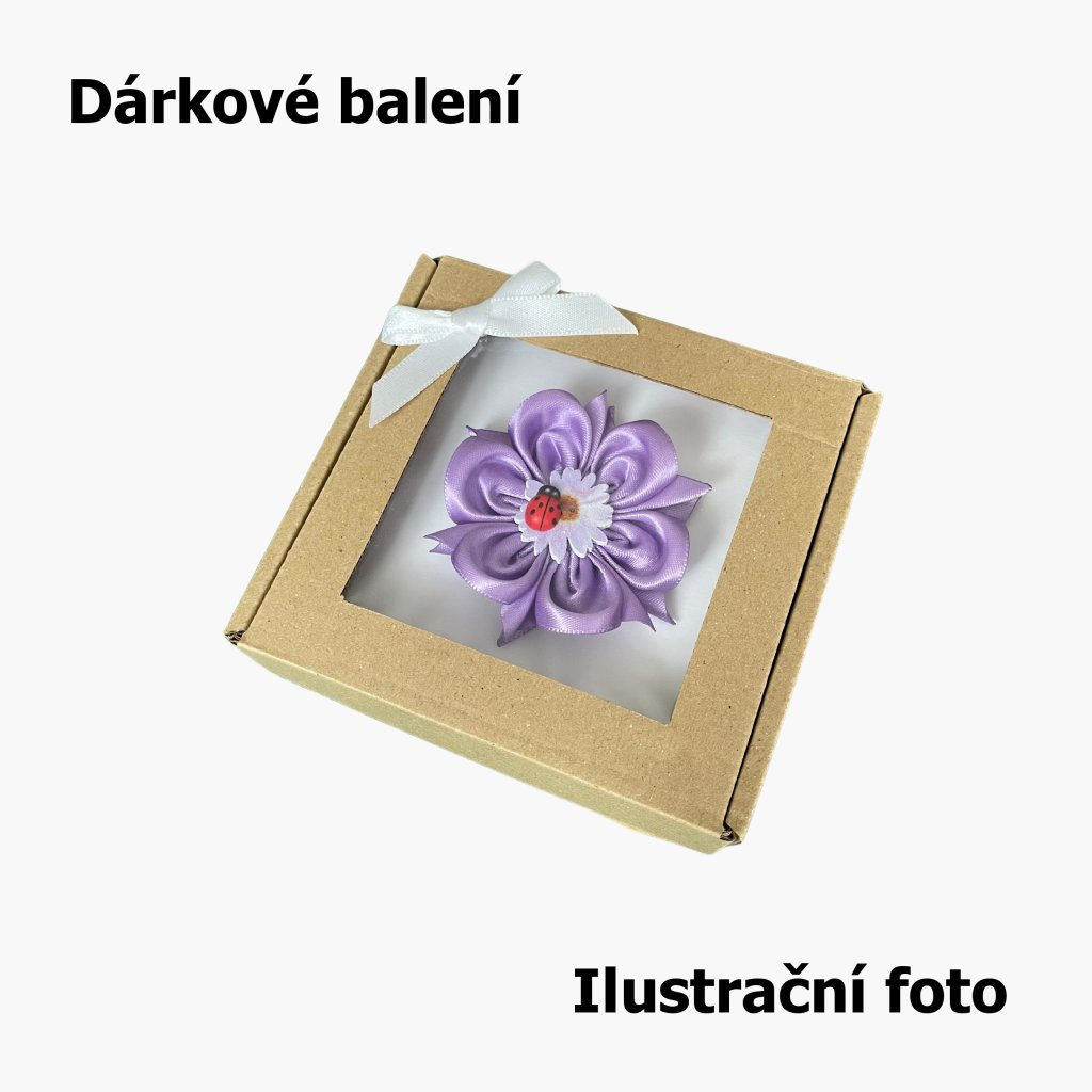 Slavnostní čelenka s kytkou 2v1 - dětská