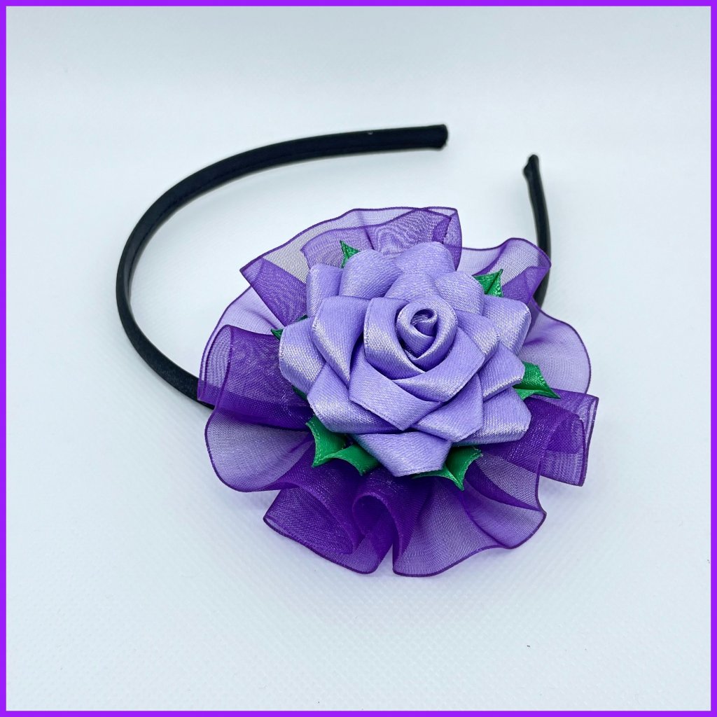 Headband with flower 2in1 - roses