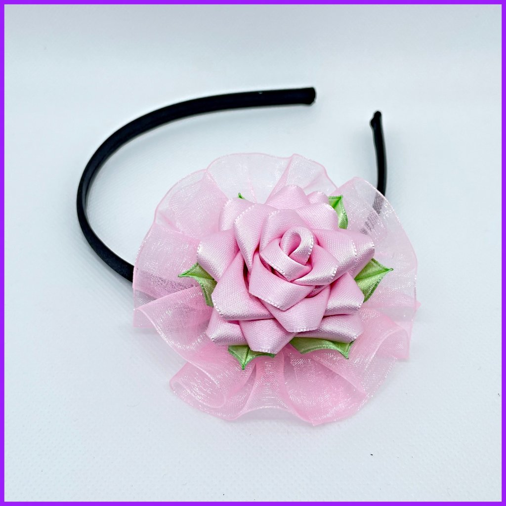 Headband with flower 2in1 - roses