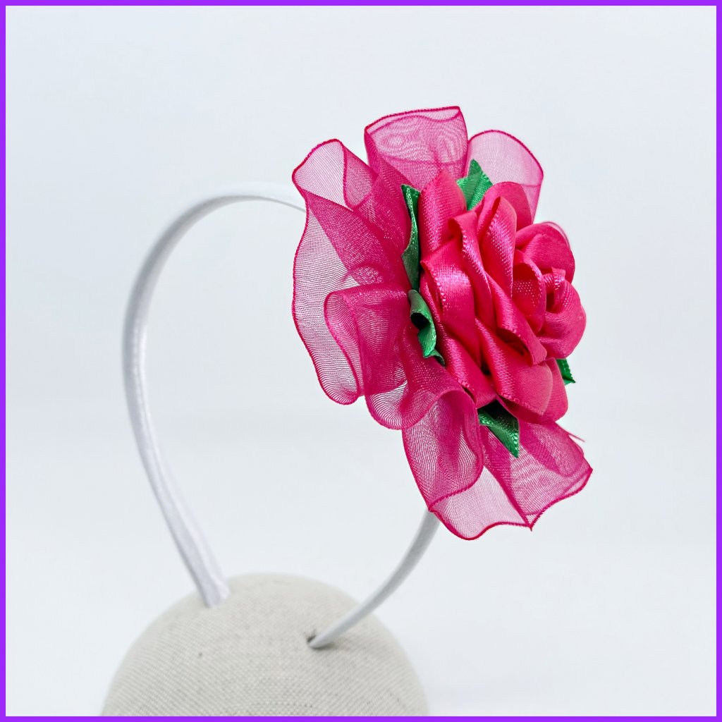 Headband with flower 2in1 - roses