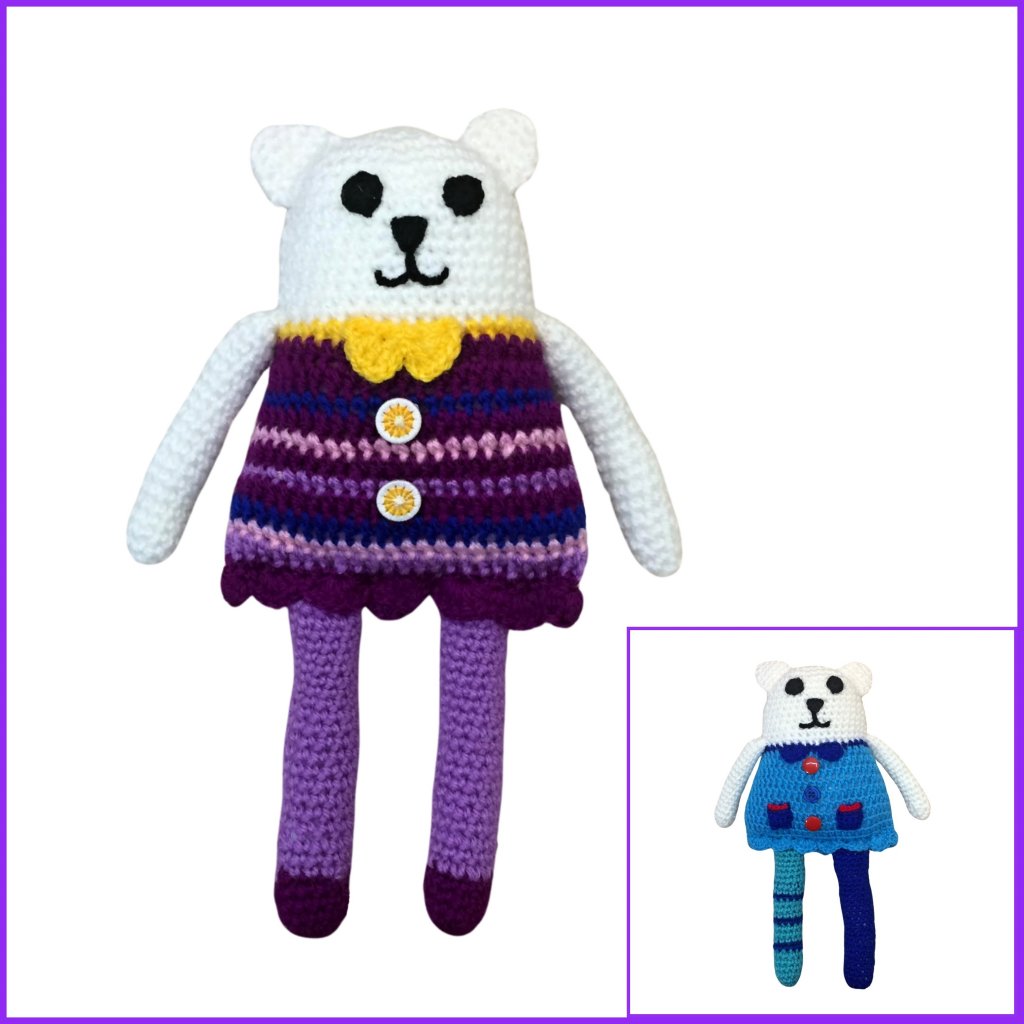 Crocheted bear