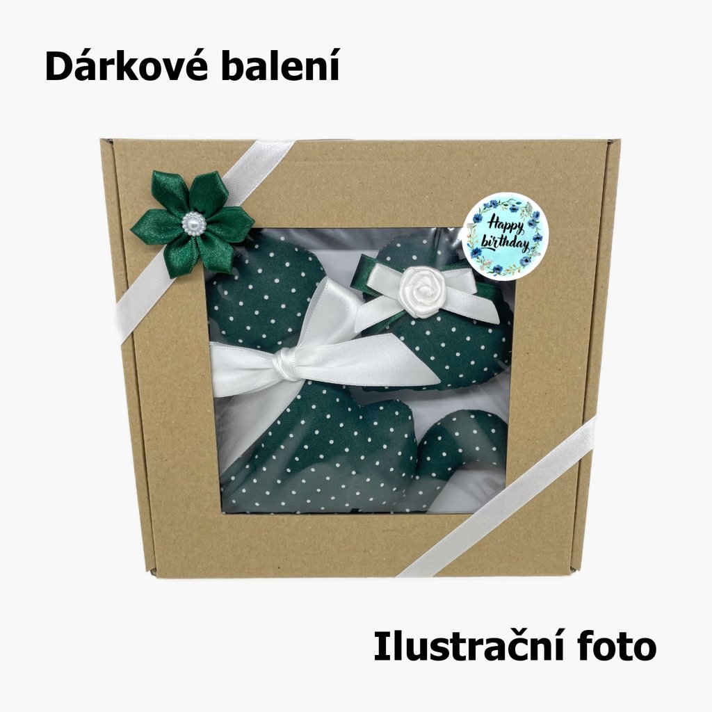 Kočka s levandulí - tm. zelená puntík
