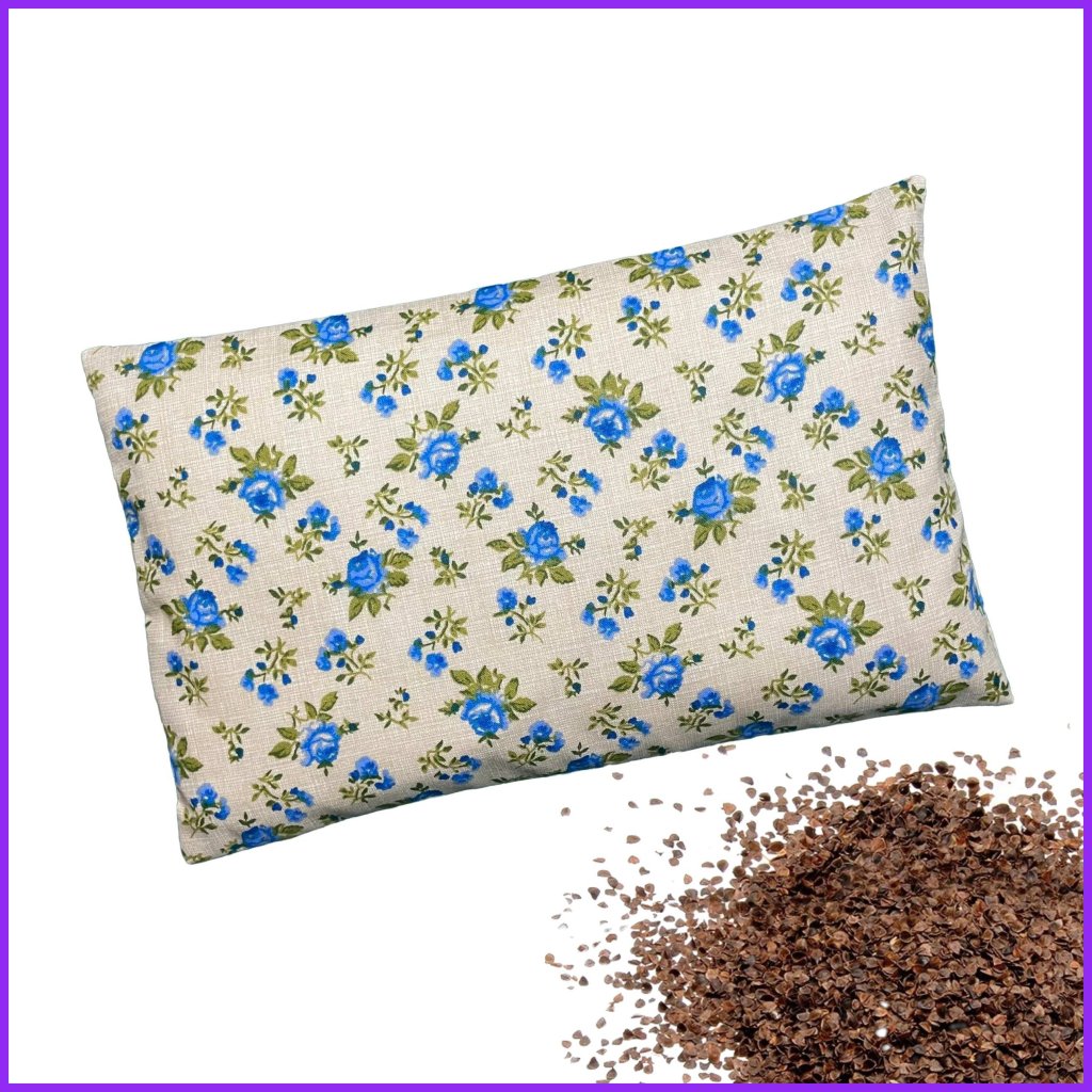 Heating pillow with buckwheat 27 x 17 - floral