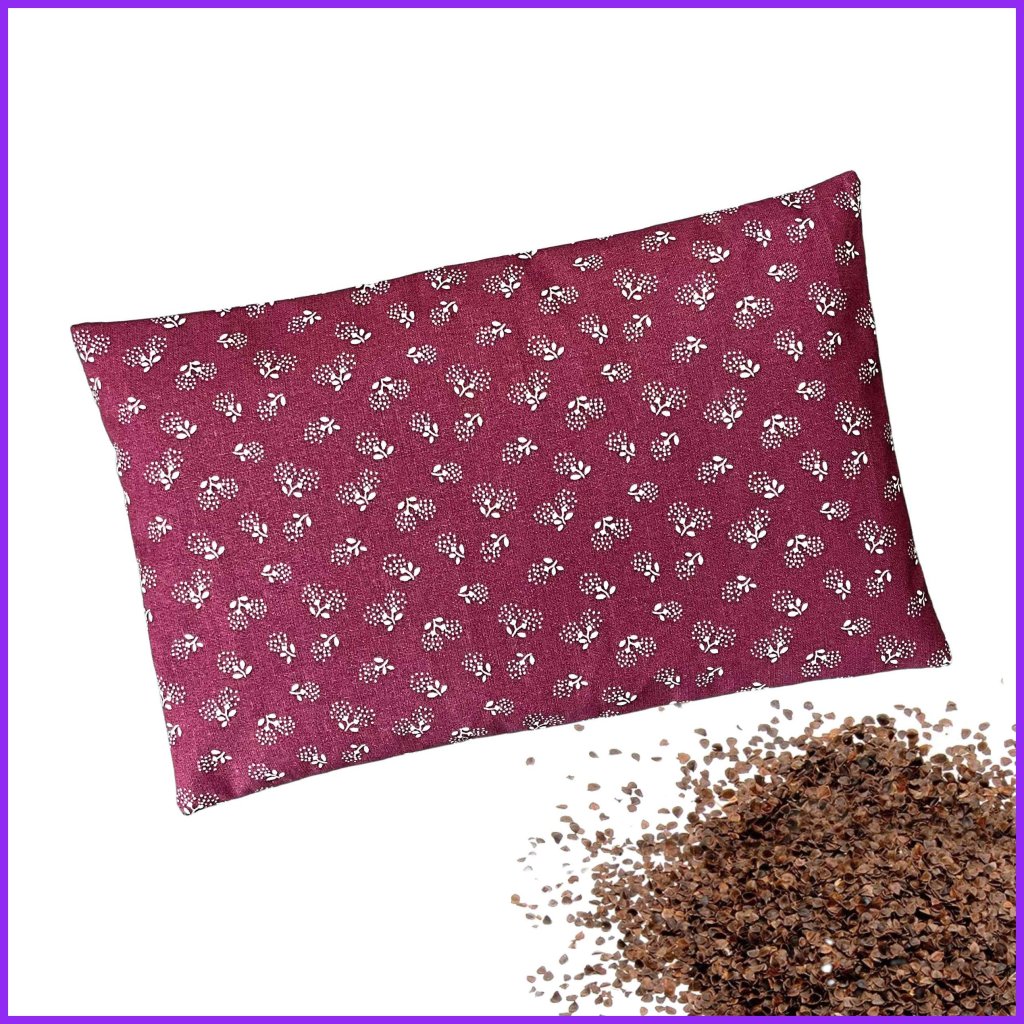 Heating pillow with buckwheat 27 x 17 - floral