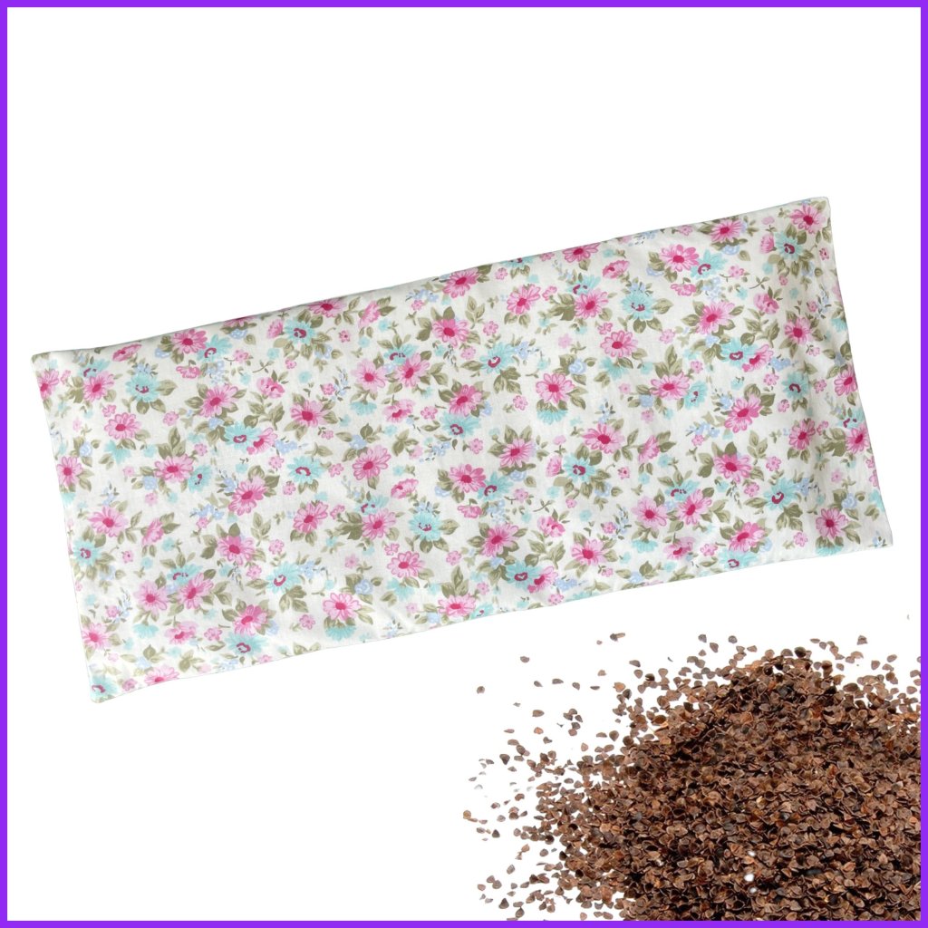 Heating pillow with buckwheat 48 x 20 - floral