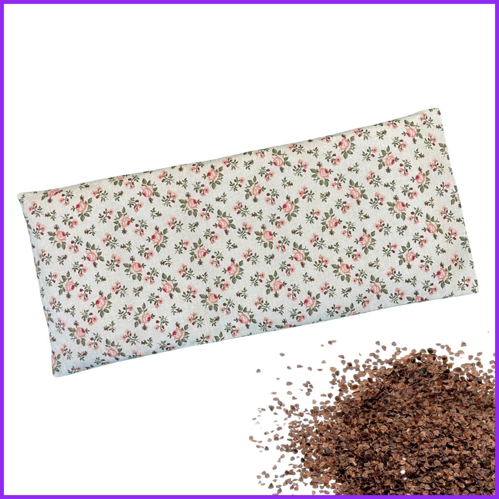 Heating pillow with buckwheat 48 x 20 - floral